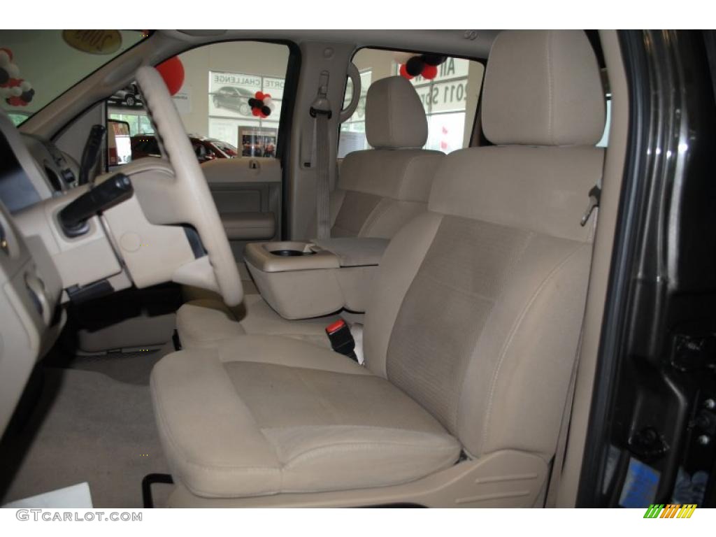 2005 F150 XLT SuperCrew - Dark Stone Metallic / Tan photo #16