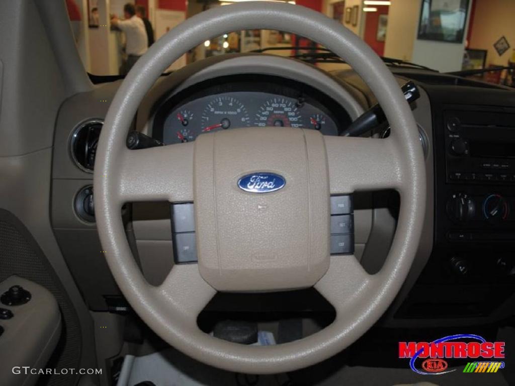 2005 F150 XLT SuperCrew - Dark Stone Metallic / Tan photo #30