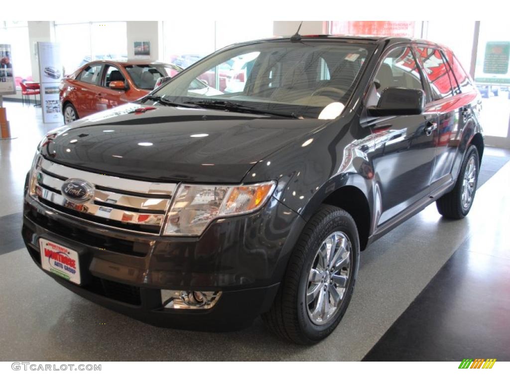 2007 Edge SEL Plus - Carbon Metallic / Camel photo #3