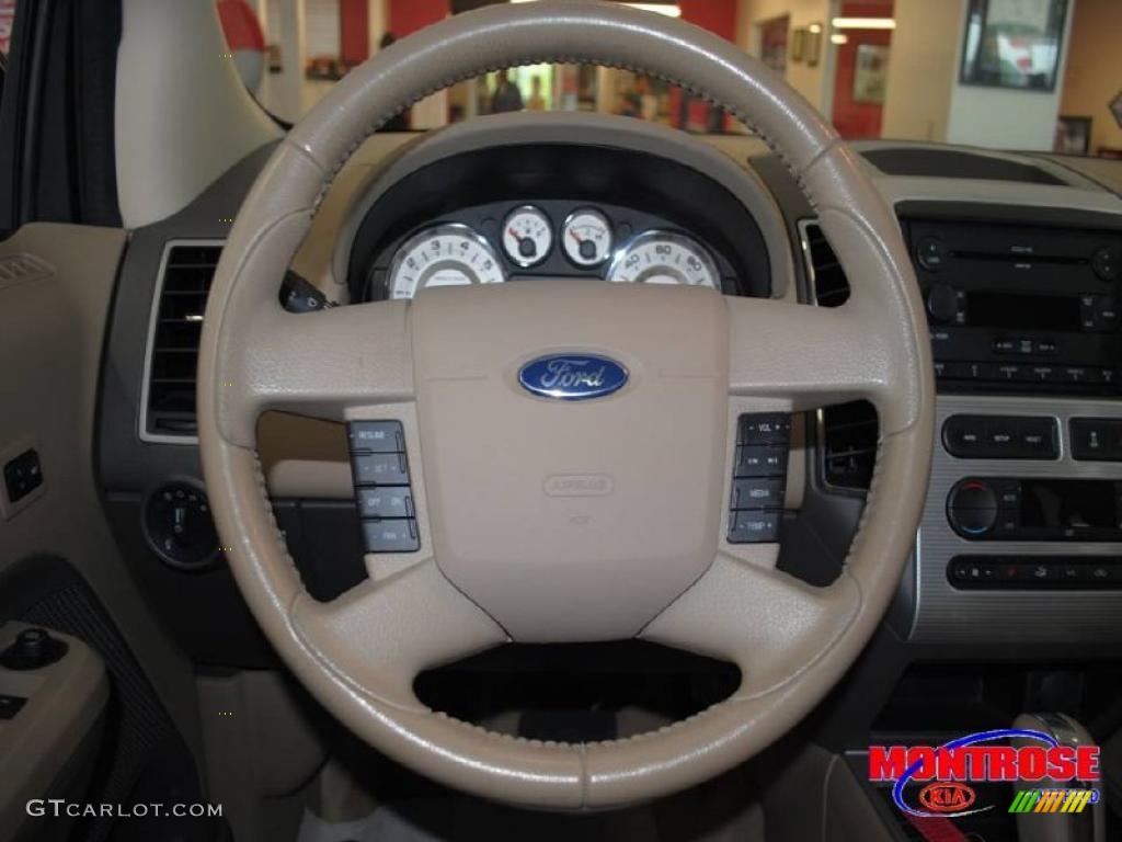 2007 Edge SEL Plus - Carbon Metallic / Camel photo #33