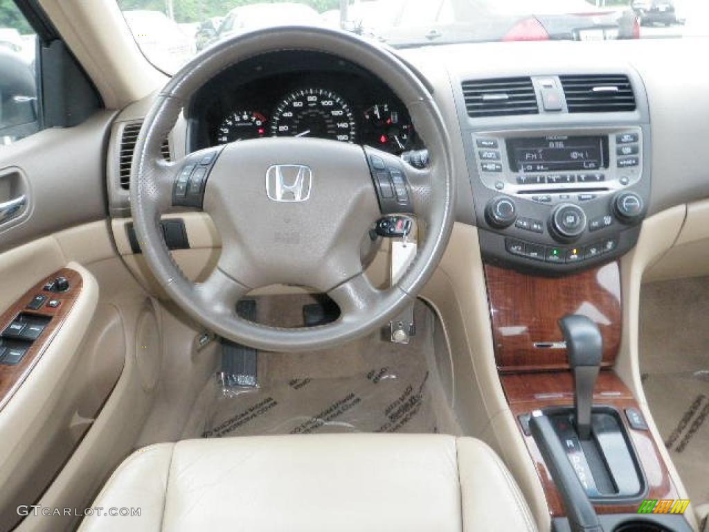 2007 Accord EX-L V6 Sedan - Taffeta White / Ivory photo #11