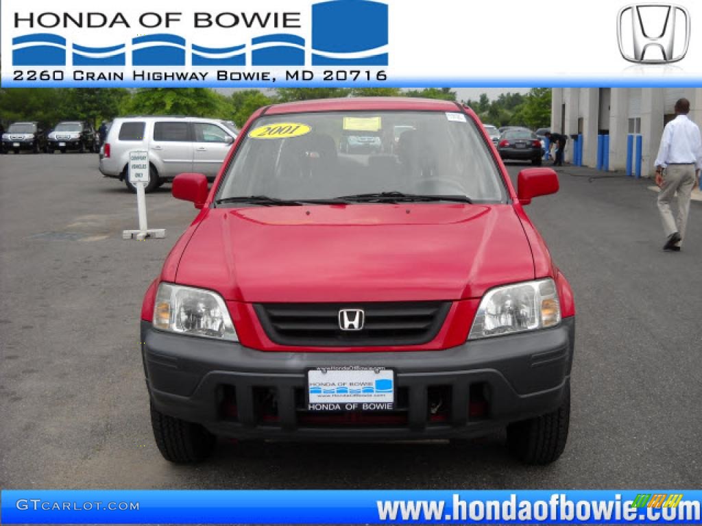 2001 CR-V EX 4WD - Milano Red / Dark Gray photo #8
