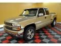 2001 Sunset Gold Metallic Chevrolet Silverado 1500 LT Extended Cab 4x4  photo #3