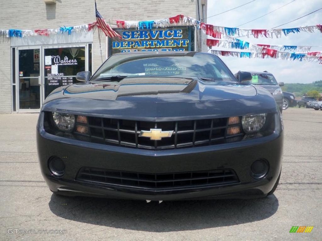 2010 Camaro LS Coupe - Black / Black photo #2