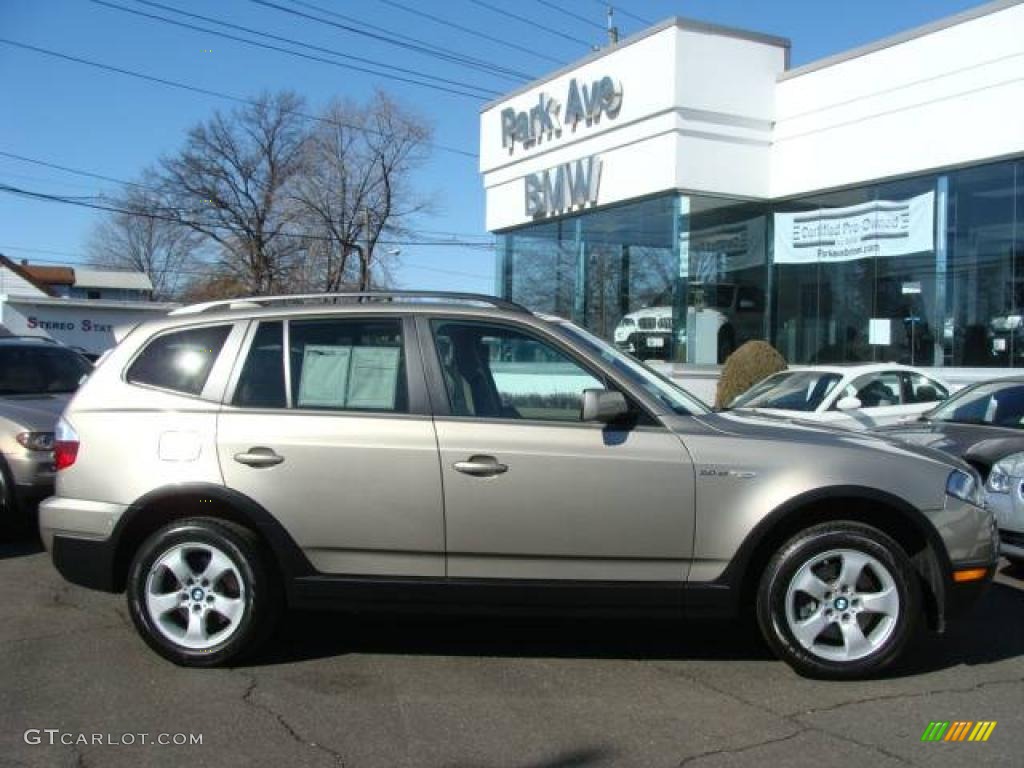 2007 X3 3.0si - Platinum Bronze Metallic / Sand Beige photo #1