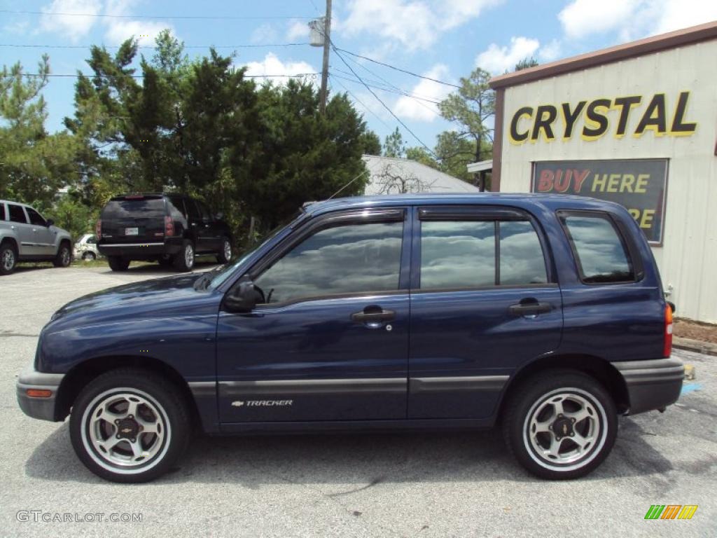 2000 Tracker Hard Top - Dark Blue Metallic / Medium Gray photo #2