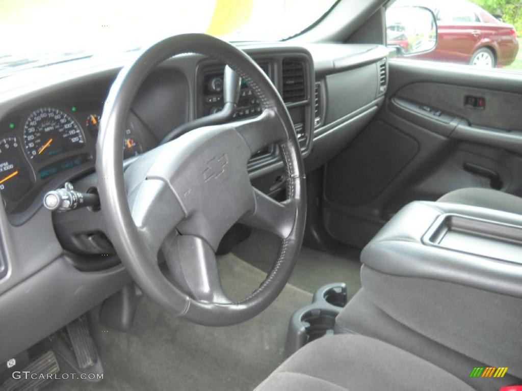 2003 Silverado 2500HD LS Extended Cab 4x4 - Dark Gray Metallic / Dark Charcoal photo #10