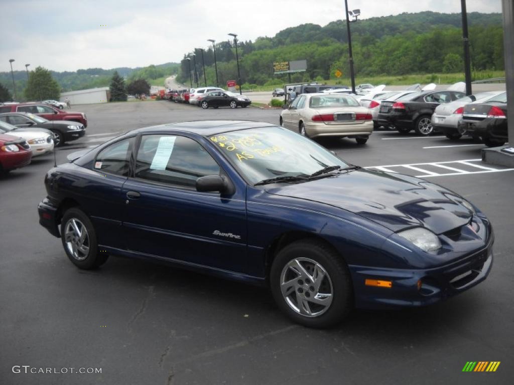 2001 Sunfire SE Coupe - Indigo Blue / Graphite photo #3