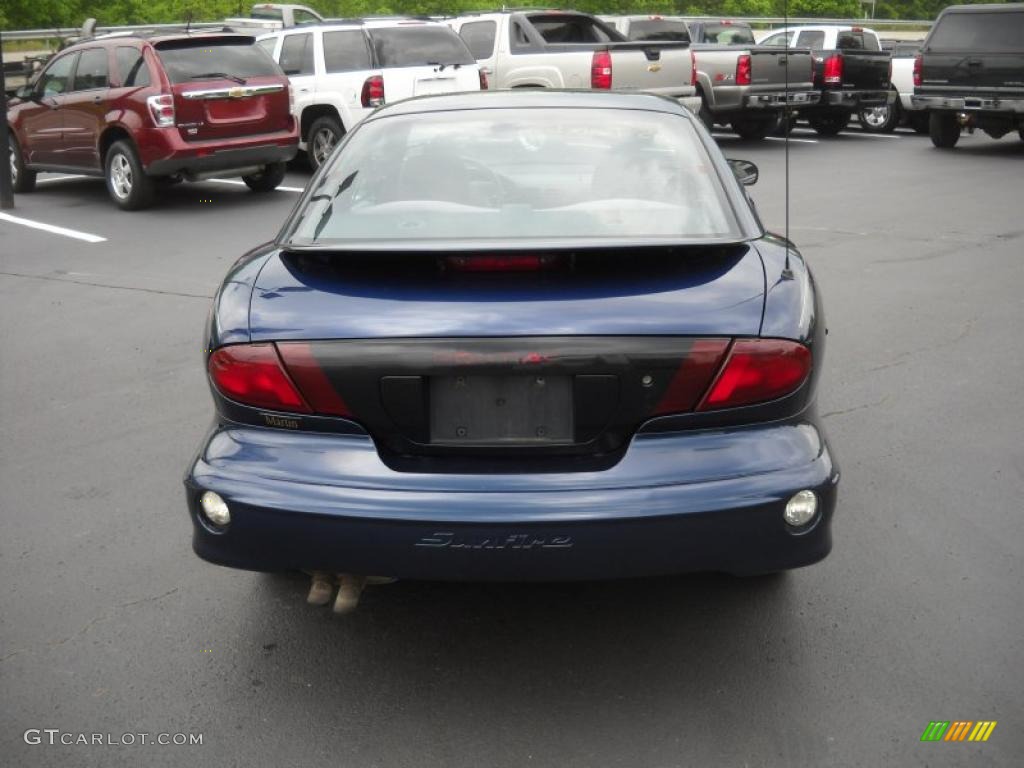 2001 Sunfire SE Coupe - Indigo Blue / Graphite photo #6