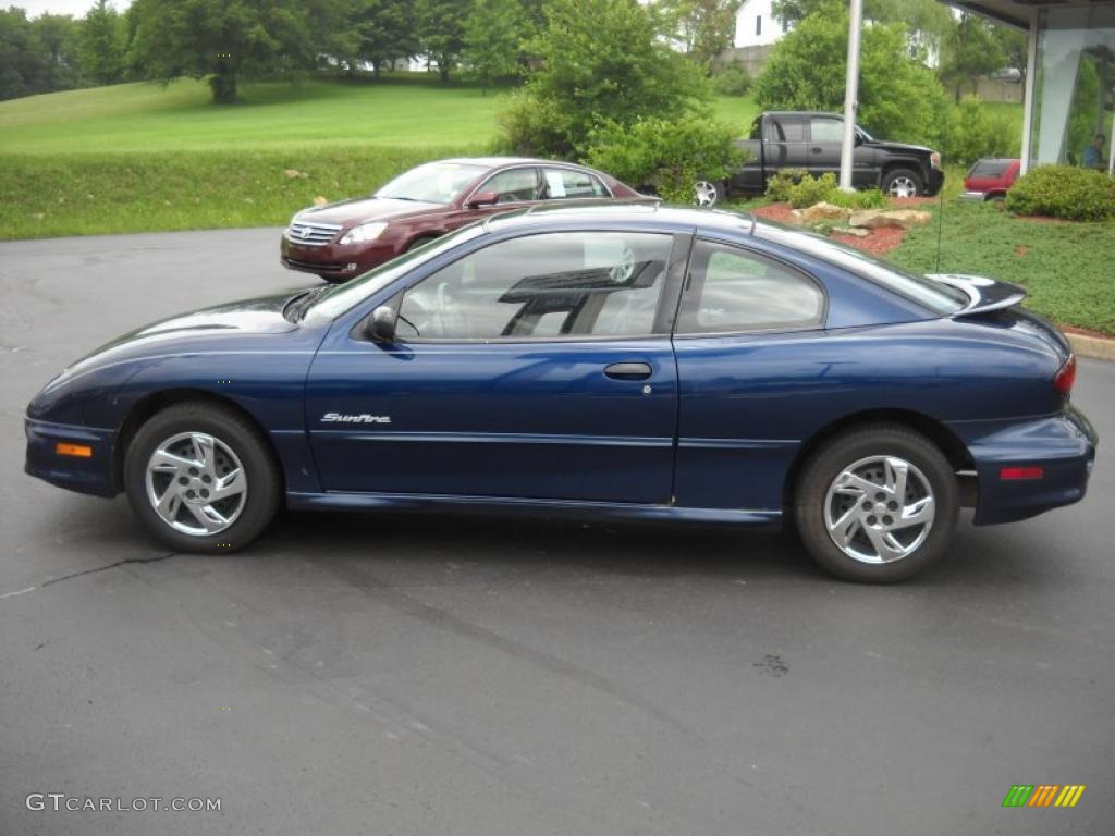 2001 Sunfire SE Coupe - Indigo Blue / Graphite photo #8