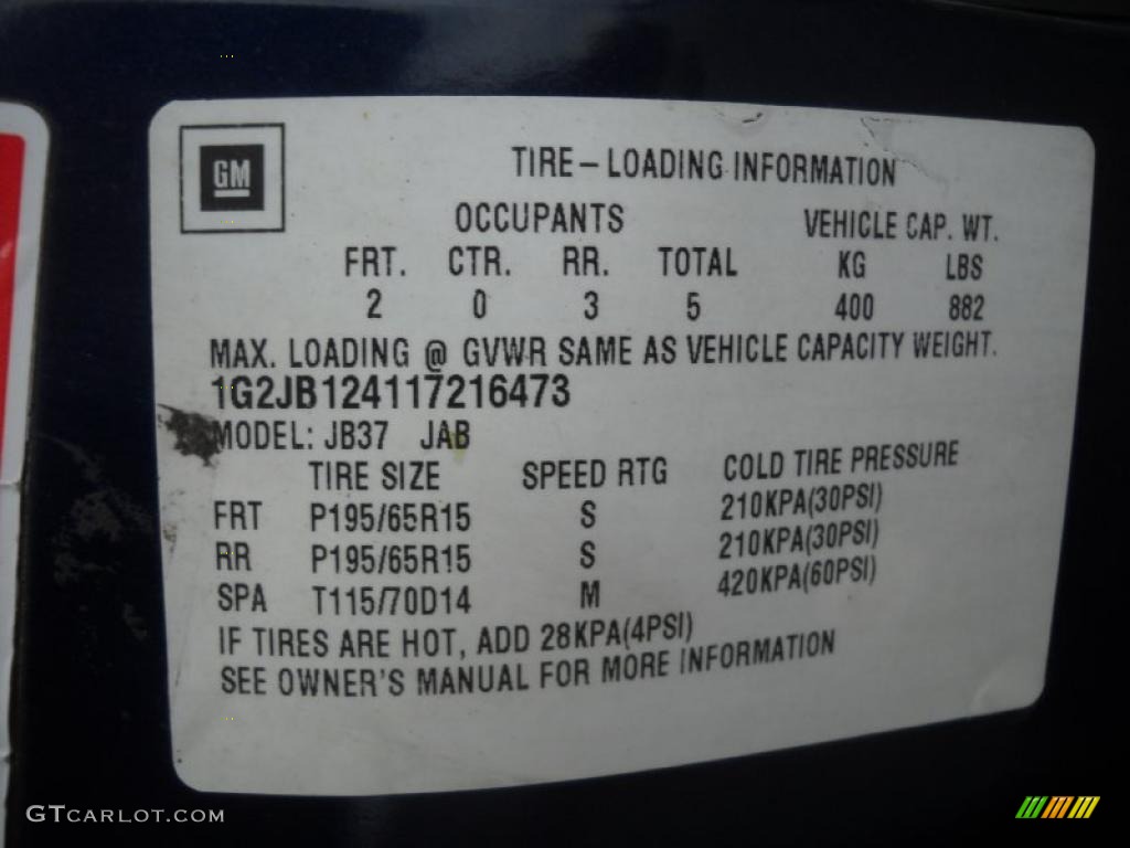 2001 Sunfire SE Coupe - Indigo Blue / Graphite photo #12