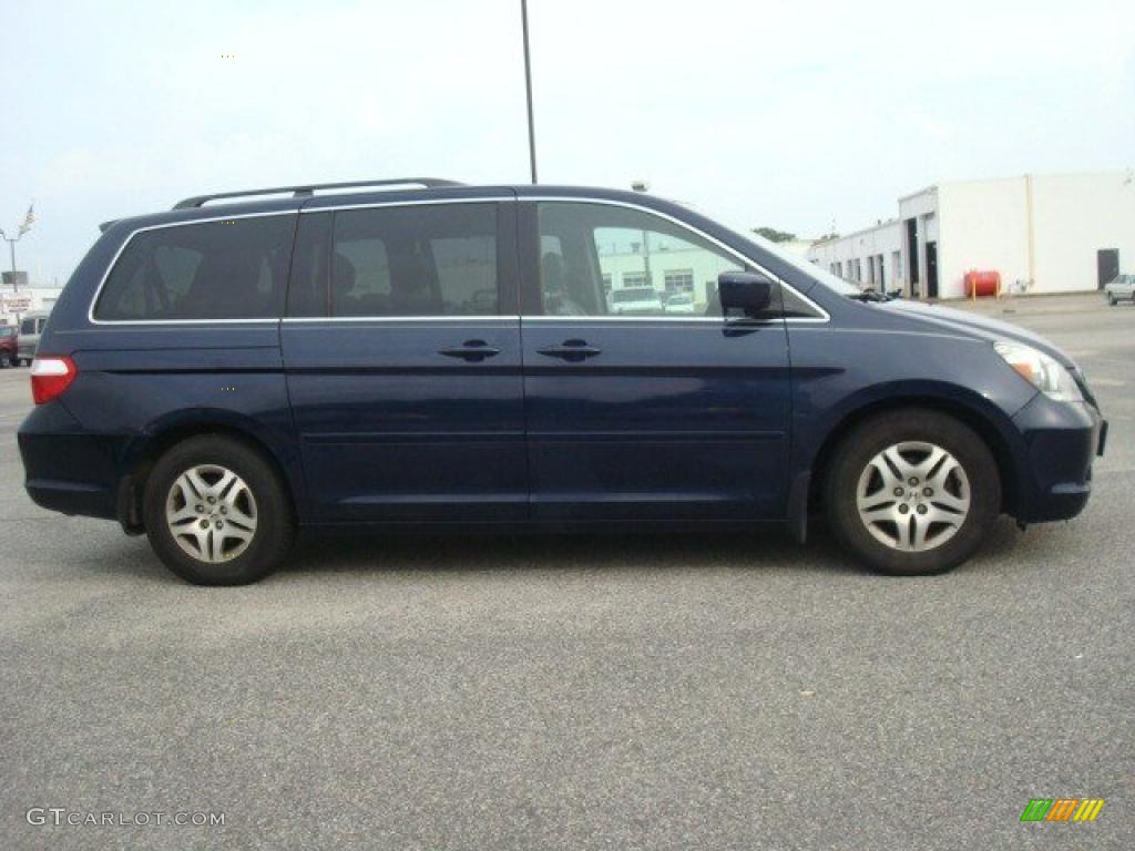 2006 Odyssey EX-L - Midnight Blue Pearl / Gray photo #5