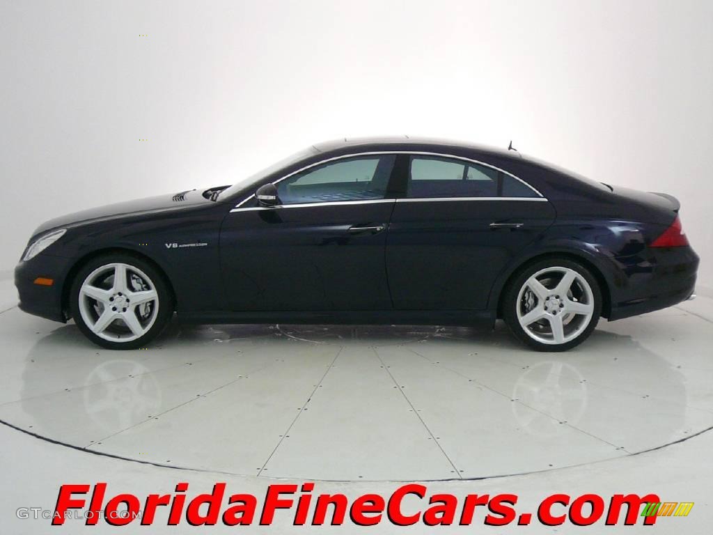 2006 CLS 55 AMG - Capri Blue Metallic / Cashmere Beige photo #3