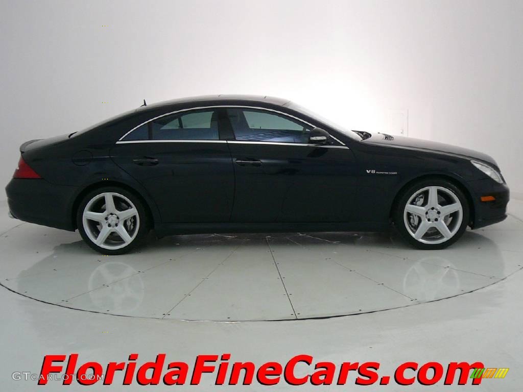 2006 CLS 55 AMG - Capri Blue Metallic / Cashmere Beige photo #4