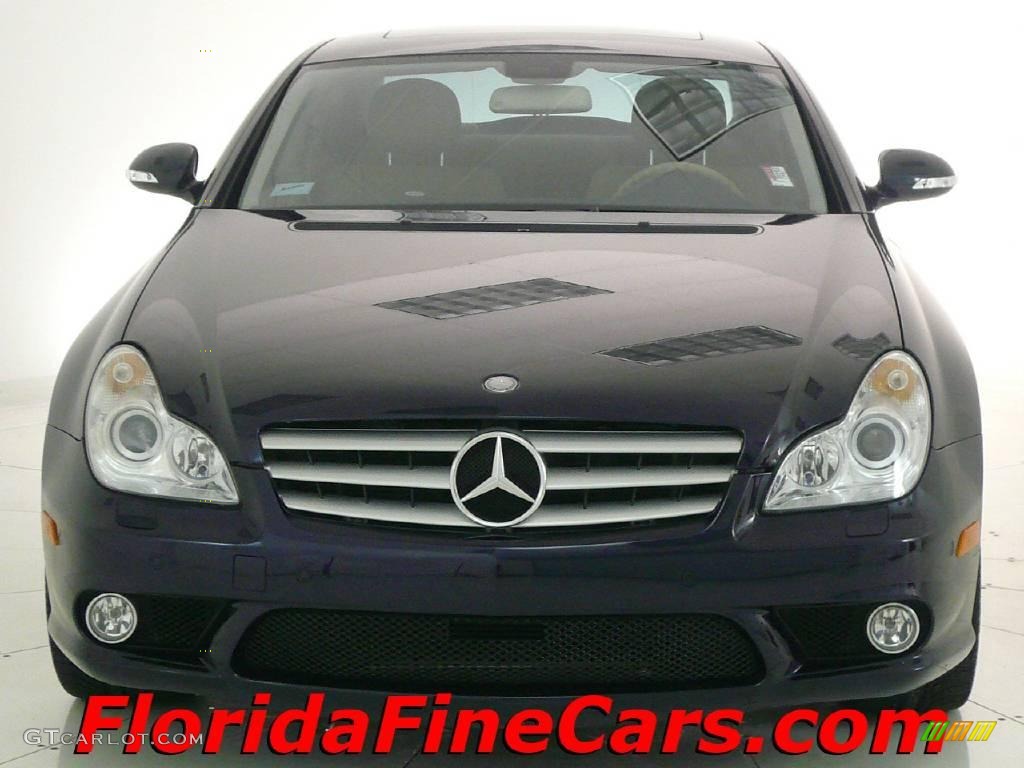2006 CLS 55 AMG - Capri Blue Metallic / Cashmere Beige photo #5