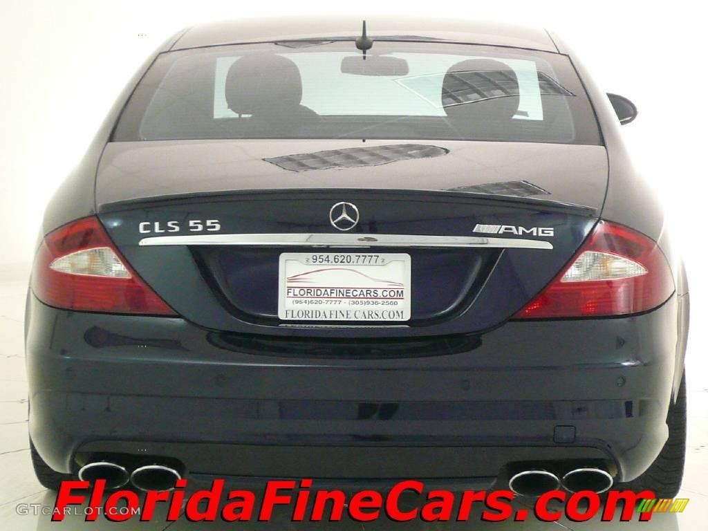2006 CLS 55 AMG - Capri Blue Metallic / Cashmere Beige photo #6