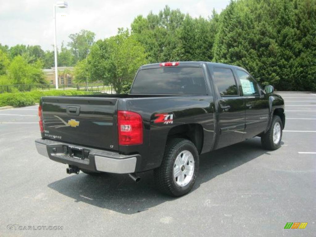 2010 Silverado 1500 LT Crew Cab 4x4 - Black Granite Metallic / Ebony photo #2