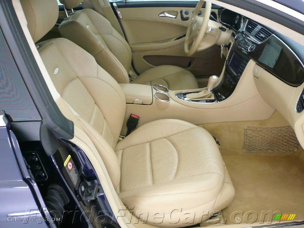 2006 CLS 55 AMG - Capri Blue Metallic / Cashmere Beige photo #14