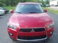 2010 Rally Red Metallic Mitsubishi Outlander SE 4WD  photo #13