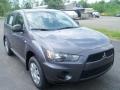 2010 Graphite Gray Pearl Mitsubishi Outlander ES  photo #10