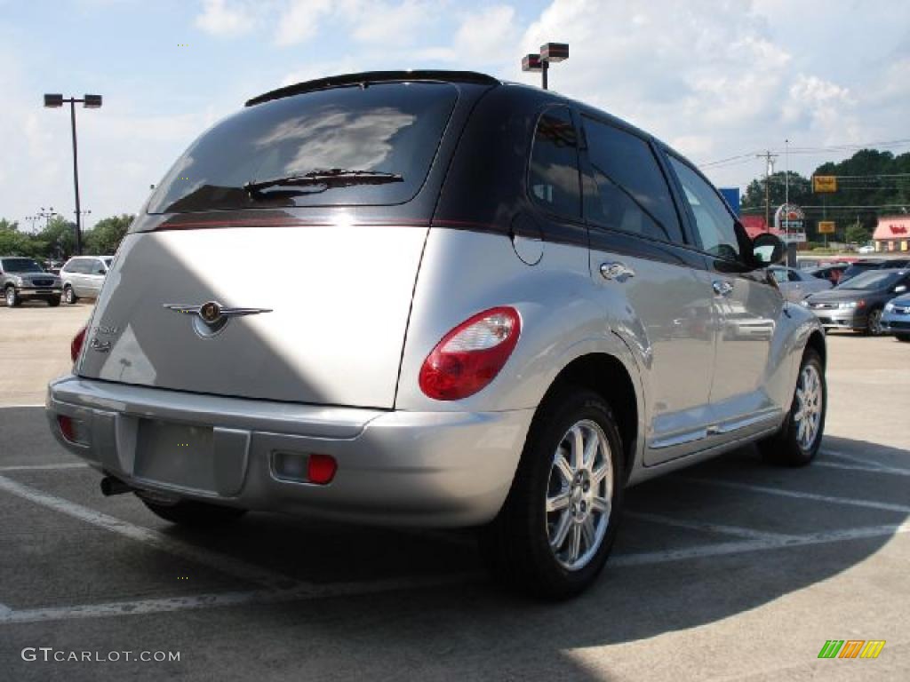 2010 PT Cruiser Couture Edition - Two Tone Silver/Black / Radar Red photo #3