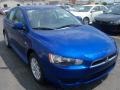 2010 Octane Blue Metallic Mitsubishi Lancer ES  photo #11