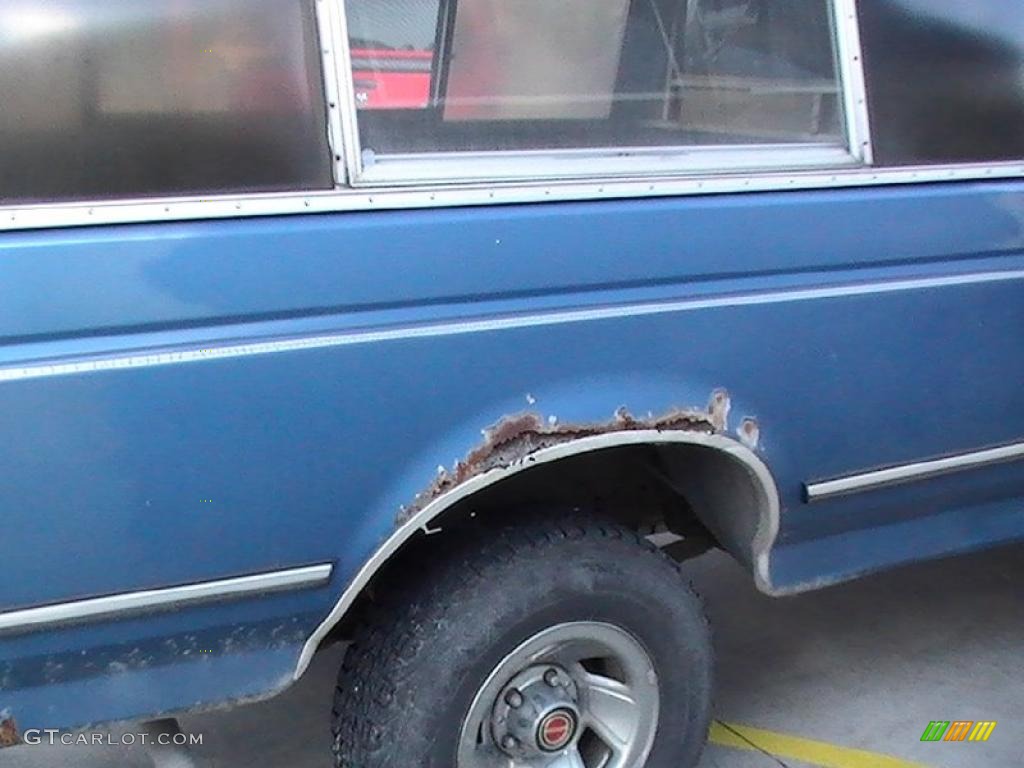 1993 F150 XLT Regular Cab - Bimini Blue Metallic / Blue photo #24
