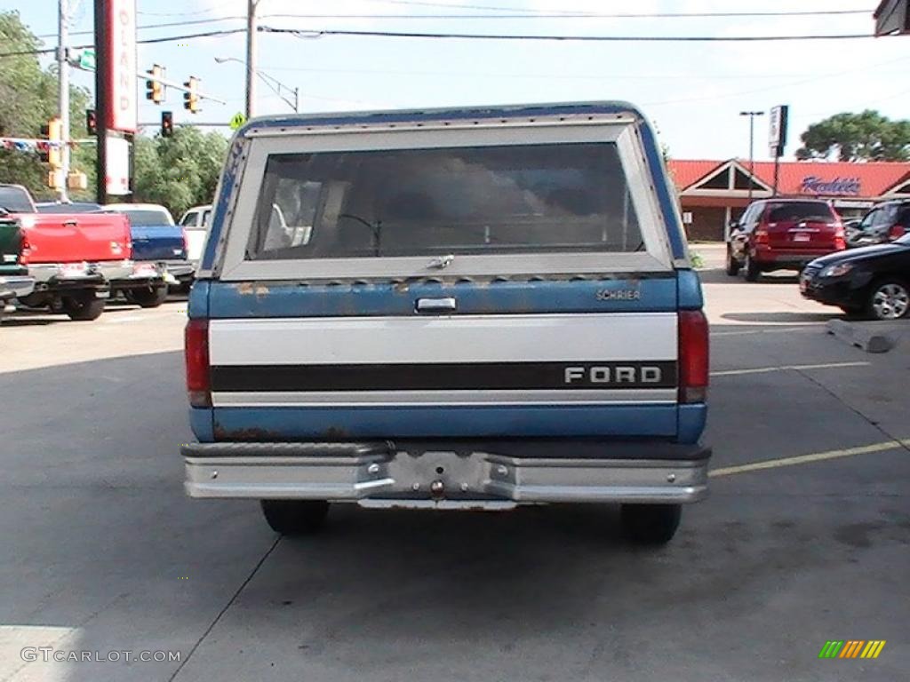 1993 F150 XLT Regular Cab - Bimini Blue Metallic / Blue photo #25