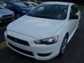 2010 Wicked White Metallic Mitsubishi Lancer DE  photo #1