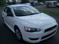 2010 Wicked White Metallic Mitsubishi Lancer DE  photo #11