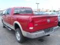 2010 Inferno Red Crystal Pearl Dodge Ram 2500 Laramie Mega Cab 4x4  photo #11