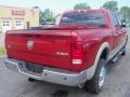 2010 Inferno Red Crystal Pearl Dodge Ram 2500 Laramie Mega Cab 4x4  photo #13