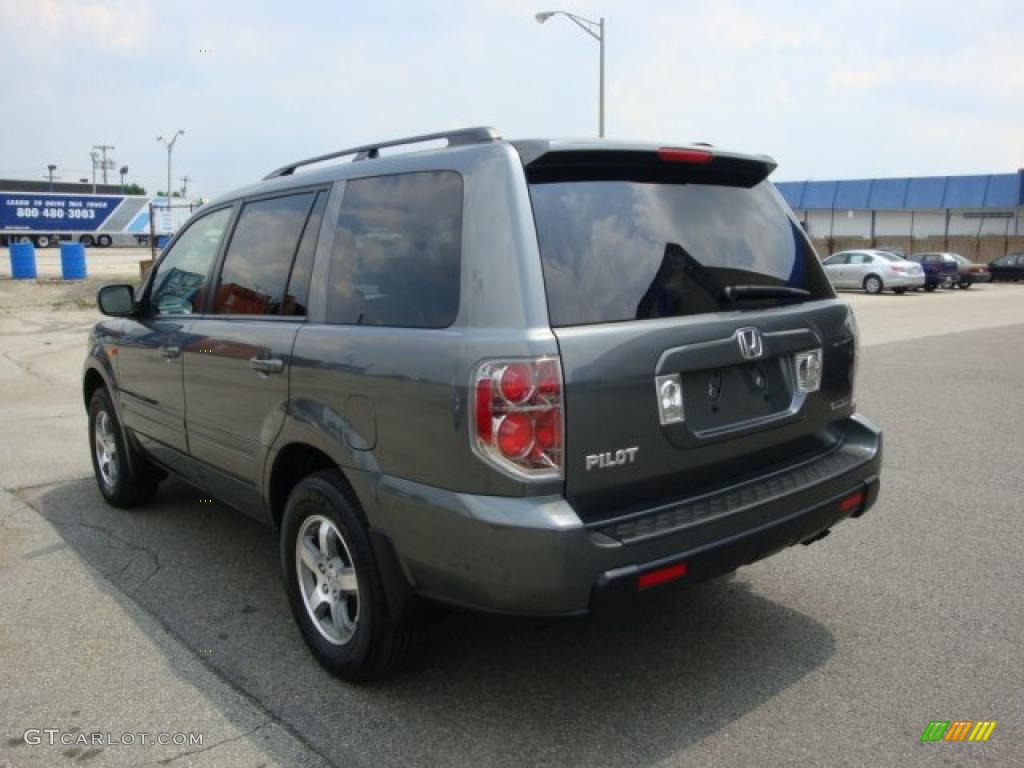 2007 Pilot EX-L 4WD - Nimbus Gray Metallic / Gray photo #2