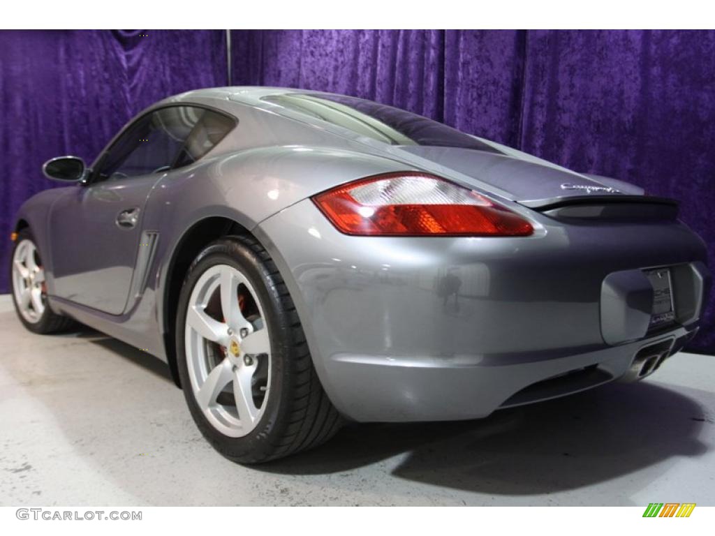 2006 Cayman S - Seal Grey Metallic / Stone Grey photo #8