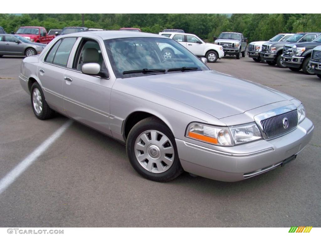 2004 Grand Marquis LS - Silver Birch Metallic / Light Flint photo #3