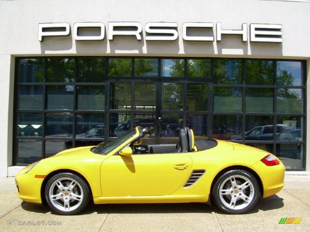 2006 Boxster  - Speed Yellow / Black photo #1