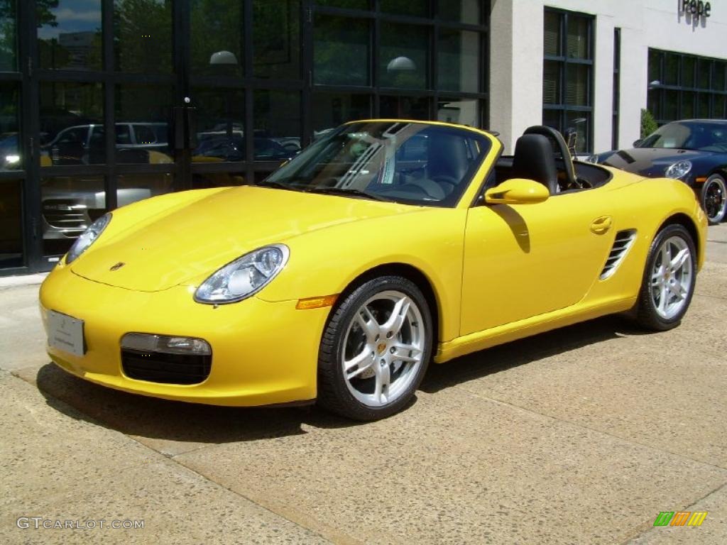 2006 Boxster  - Speed Yellow / Black photo #2