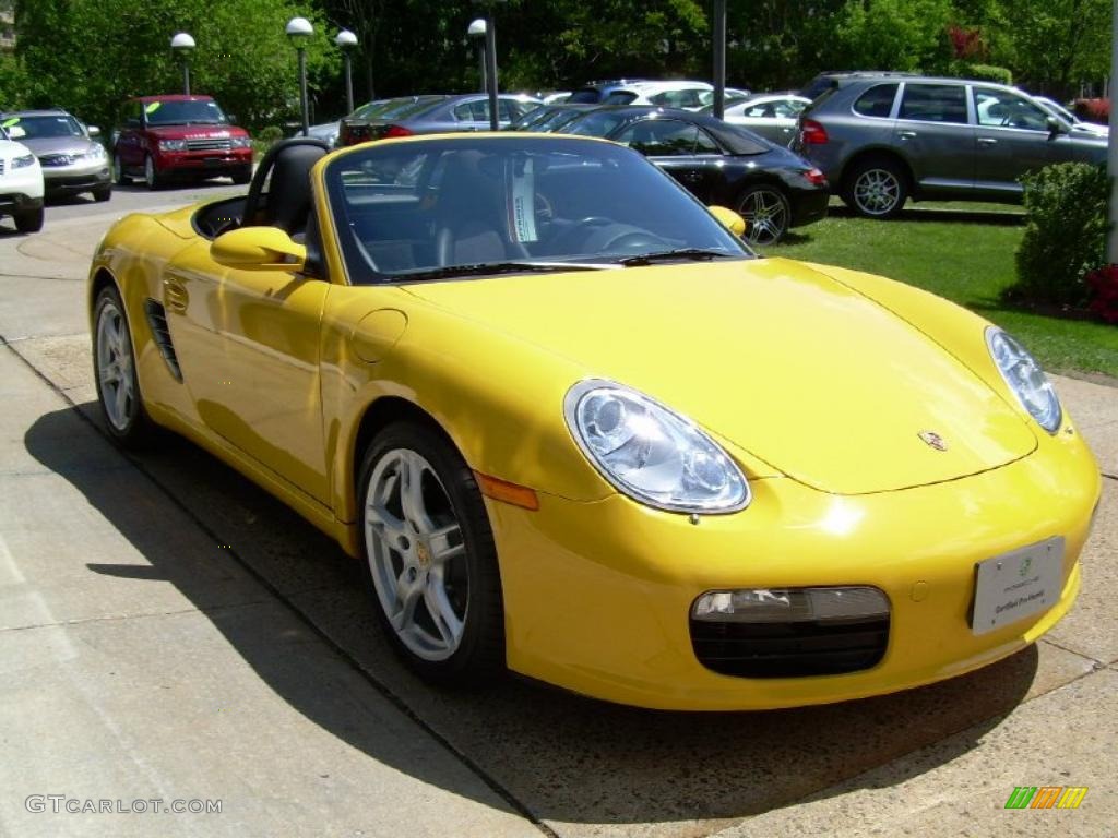 2006 Boxster  - Speed Yellow / Black photo #4