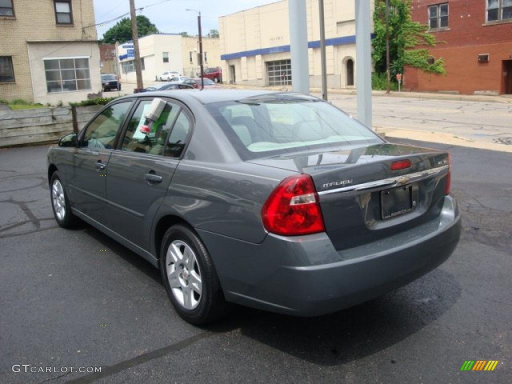 2007 Malibu LT Sedan - Dark Gray Metallic / Titanium Gray photo #3