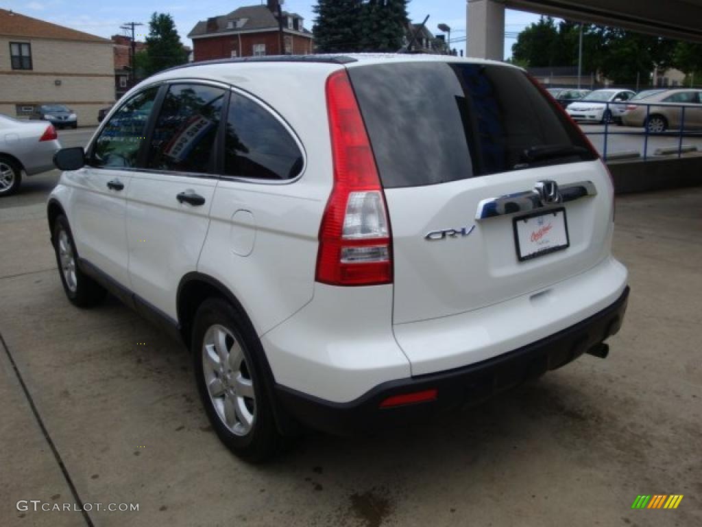 2007 CR-V EX 4WD - Taffeta White / Gray photo #2