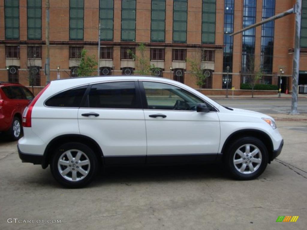 2007 CR-V EX 4WD - Taffeta White / Gray photo #5