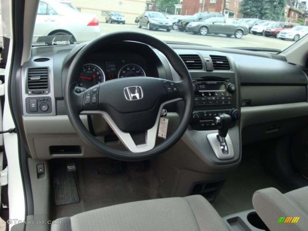 2007 CR-V EX 4WD - Taffeta White / Gray photo #14