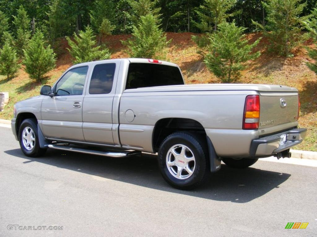 2001 Sierra 1500 C3 Extended Cab 4WD - Pewter Metallic / Neutral photo #7