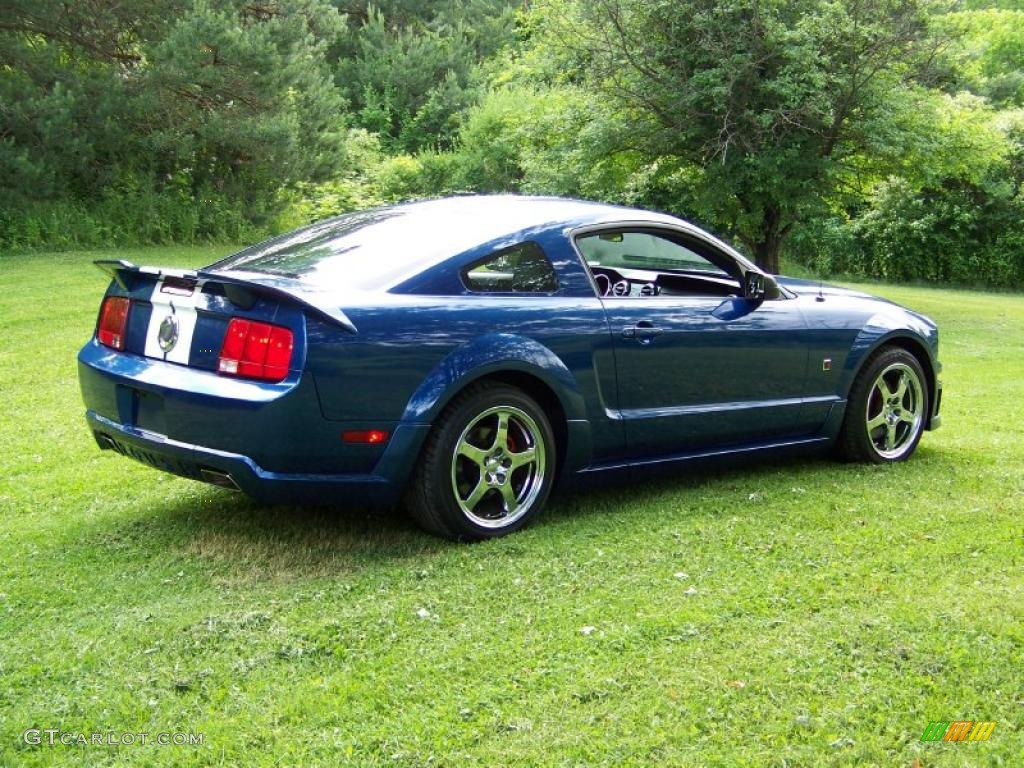 2006 Mustang Roush Stage 1 Coupe - Vista Blue Metallic / Dark Charcoal photo #5