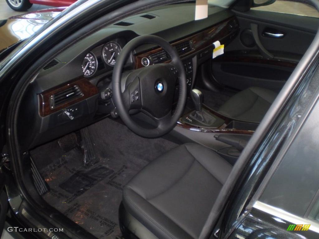 2010 3 Series 335d Sedan - Black Sapphire Metallic / Black photo #3