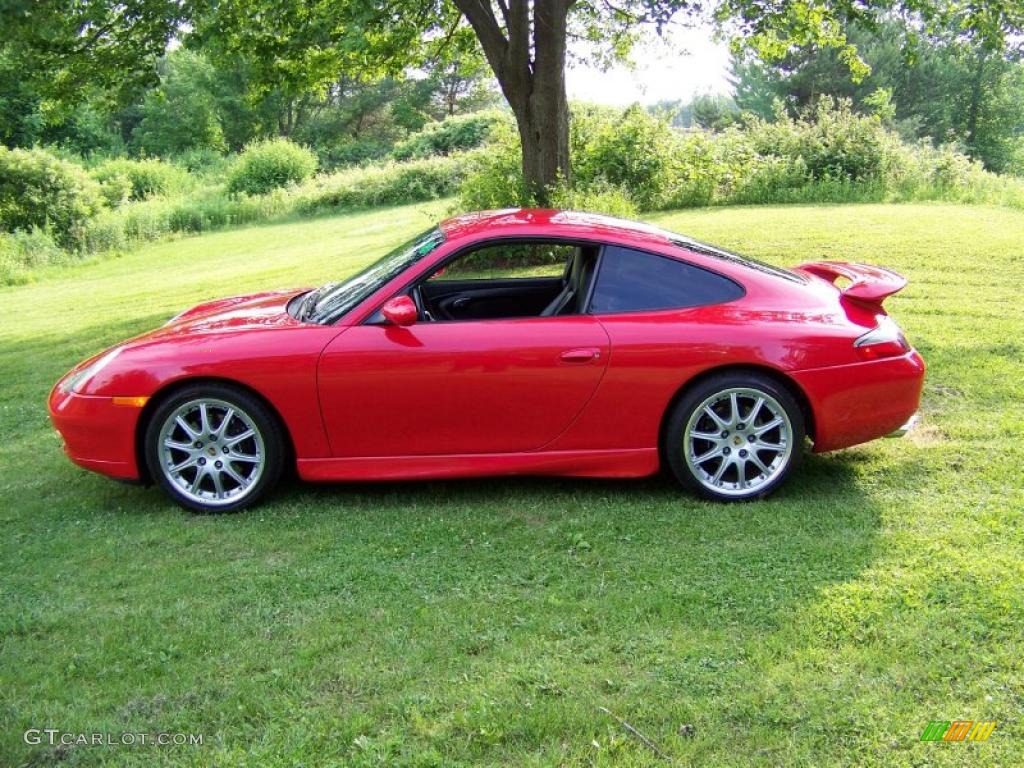 1999 911 Carrera Coupe - Guards Red / Black photo #8