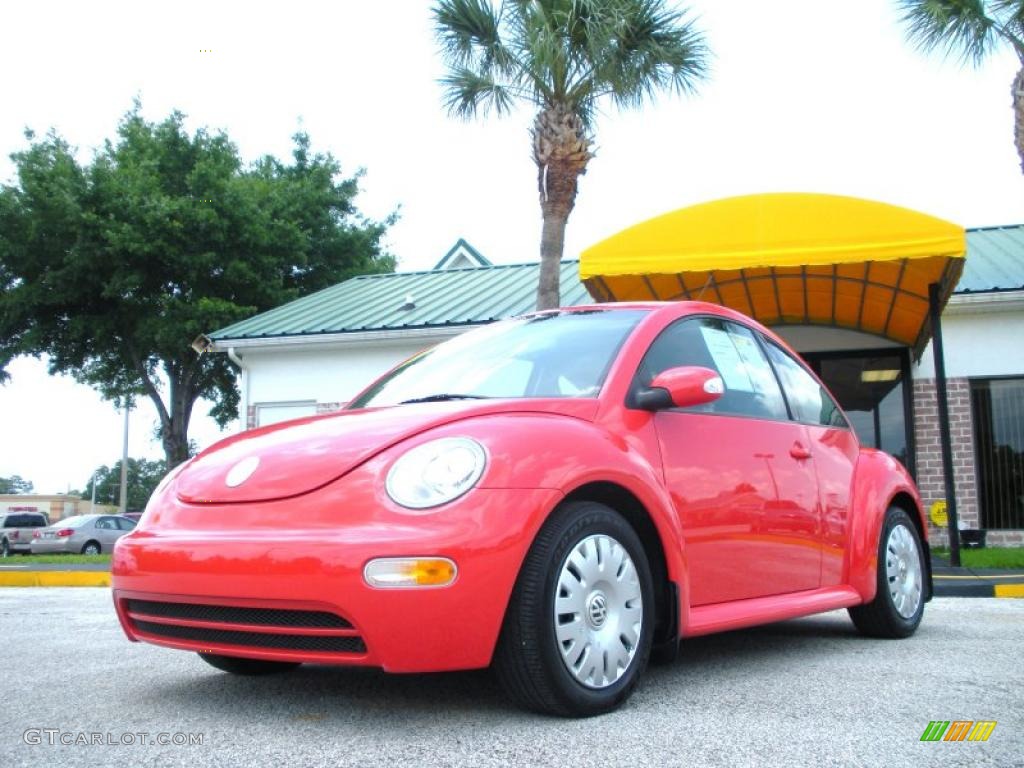 2004 New Beetle GL Coupe - Uni Red / Black photo #1