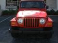 1999 Flame Red Jeep Wrangler Sport 4x4  photo #8