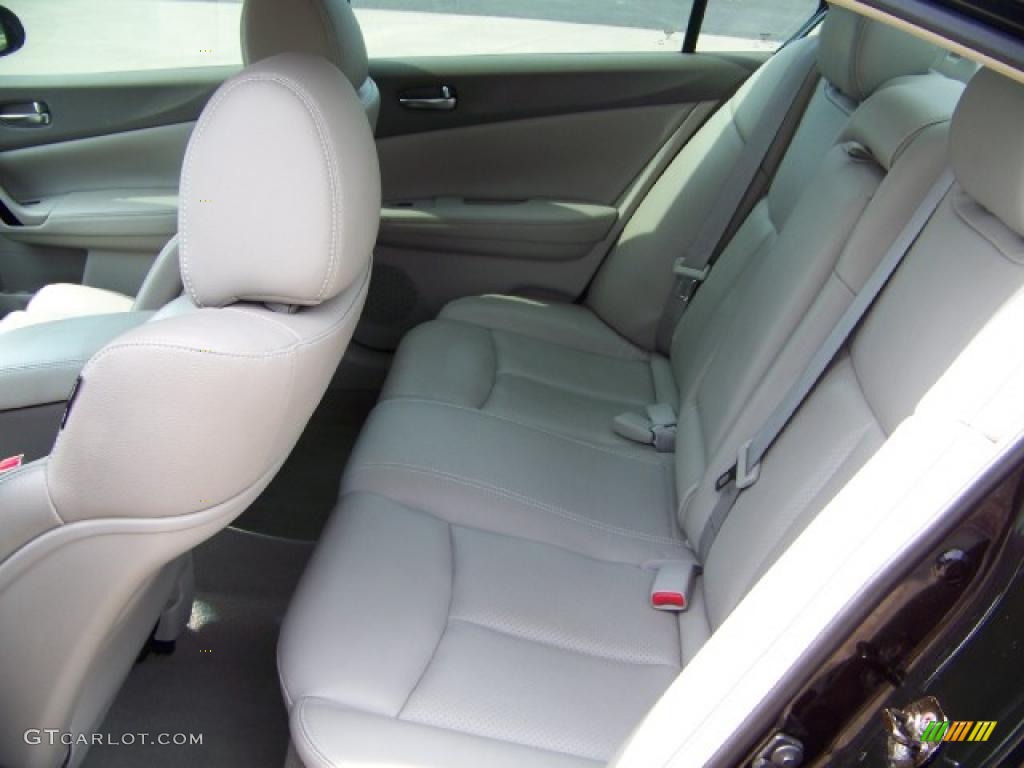 2009 Maxima 3.5 SV - Super Black / Frost Leather photo #8