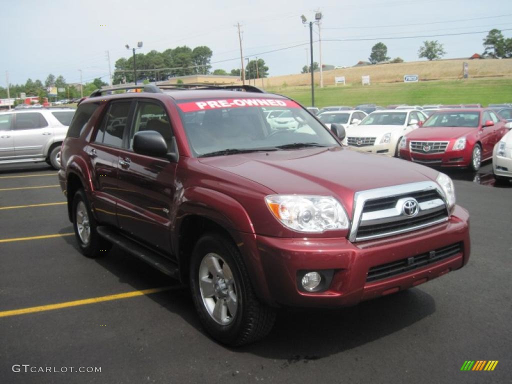 2007 4Runner SR5 - Salsa Red Pearl / Stone photo #2